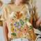 Retro Wildflower Tshirt, Comfort Colors Shirt, Floral Tshirt, Meadow, Flower Shirt, Gift for Women, Ladies Shirts, Best Friend Gift - 5.jpg
