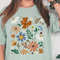 Retro Wildflower Tshirt, Comfort Colors Shirt, Floral Tshirt, Meadow, Flower Shirt, Gift for Women, Ladies Shirts, Best Friend Gift - 8.jpg