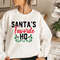 Santa's Favorite Ho Sweatshirt, Off the Shoulder, Slouchy Sweatshirt, Ugly Christmas Sweater, Plus Size Clothing for Women - 3.jpg