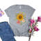 Sunflower Graphic Tee, Hippie Sunflower Shirt, Floral Women's Tee, T Shirt, Vacation, Gift, Trending, Plus Size - 7.jpg