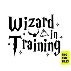 wizard in training svg, wizard svg, witches svg, magic wand svg, harry potter svg, png digital file