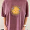 Think Happy Thoughts, Sunflower Tee, Wildflower Tshirt, Oversized Boho Shirt, Floral Tshirt, Gift for Women, Ladies Shirts, Best Friend - 8.jpg