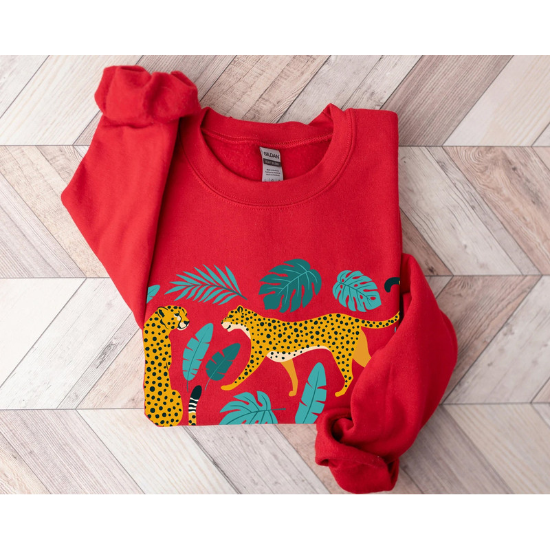 Tiger Sweatshirt, Women Botanical Shirt, Trendy Boho, Wild Animal Sweatshirt, Womens Safari, Jungle Tee - 7.jpg