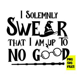 i solemnly sweer that i am up to no good svg, magic wand svg, harry potter png digital file