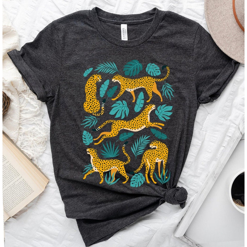 Trendy Boho Tiger Shirt Women Botanical Shirt Tiger Graphic Tee Wild Animal Shirt Tiger Tshirt Safari Shirt Womens Tiger T Shirt Jungle Tee - 3.jpg