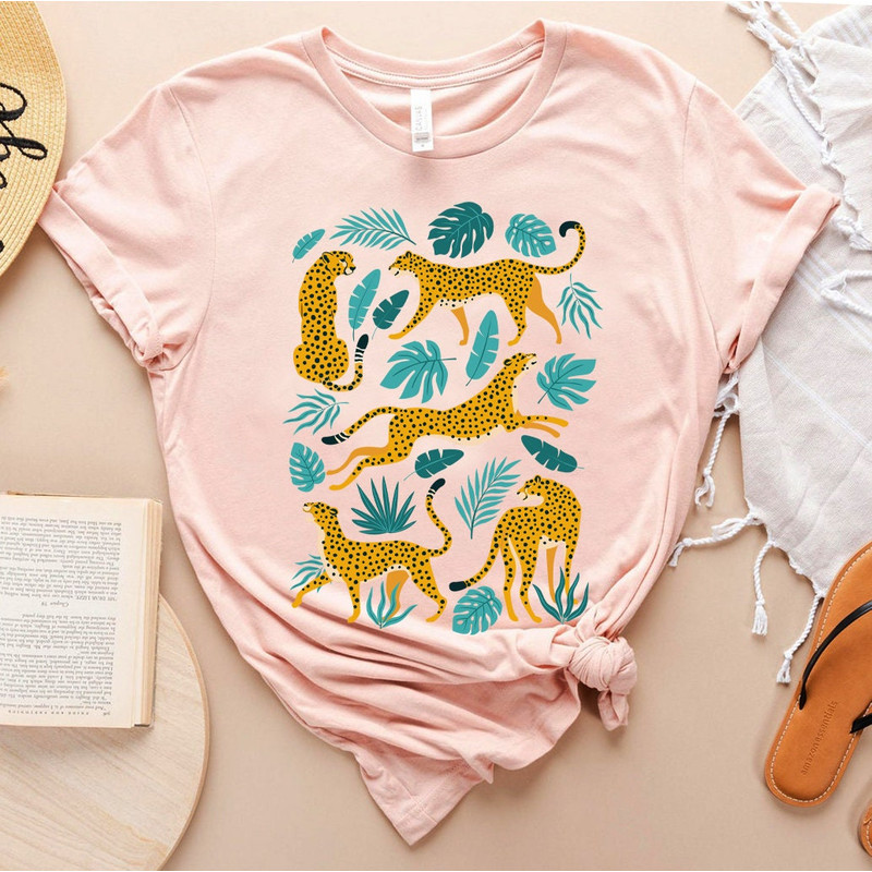 Trendy Boho Tiger Shirt Women Botanical Shirt Tiger Graphic Tee Wild Animal Shirt Tiger Tshirt Safari Shirt Womens Tiger T Shirt Jungle Tee - 4.jpg