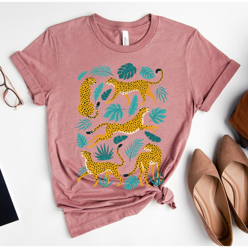 Trendy Boho Tiger Shirt Women Botanical Shirt Tiger Graphic Tee Wild Animal Shirt Tiger Tshirt Safari Shirt Womens Tiger T Shirt Jungle Tee - 5.jpg