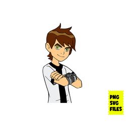 ben tennyson svg, tennyson svg, ben 10 svg, ben svg, ben ten svg, boy svg, cartoon svg, png digital file
