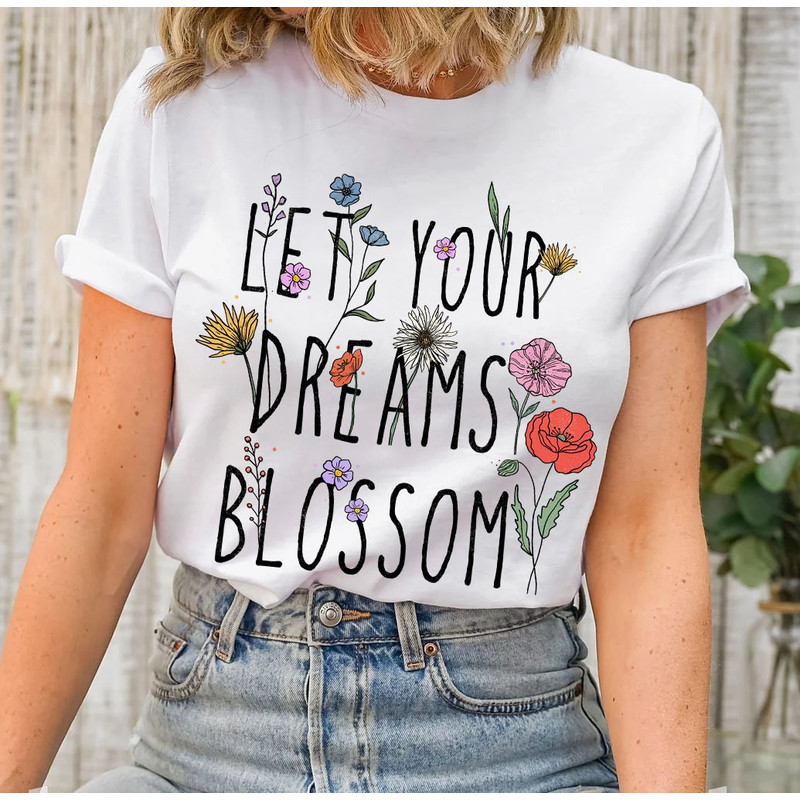 Wildflower Tshirt, Wild Flowers Shirt, Floral Tshirt, Flower Shirt, Gift for Women, Ladies Shirts, Best Friend Gift - 6.jpg