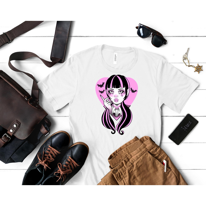 Draculaura  Classic T-Shirt 146_White_White.jpg