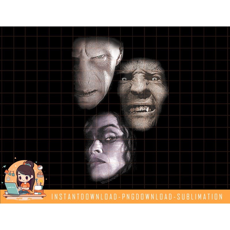 Harry Potter Villian Heads png, sublimate, digital download.jpg