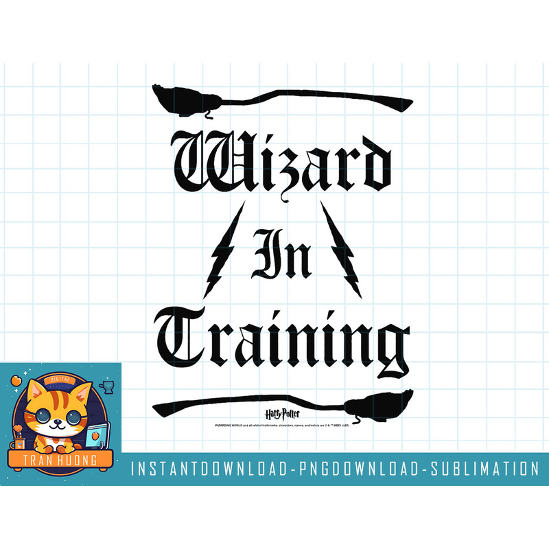 Harry Potter Wizard in Training png, sublimate, digital download.jpg