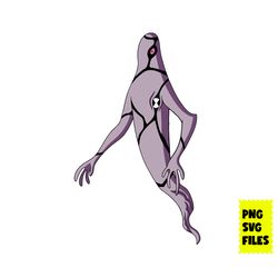 ben tennyson ghostfreak svg, ghostfreak svg, monster svg, ben 10 svg, ben ten svg, cartoon svg, png digital file