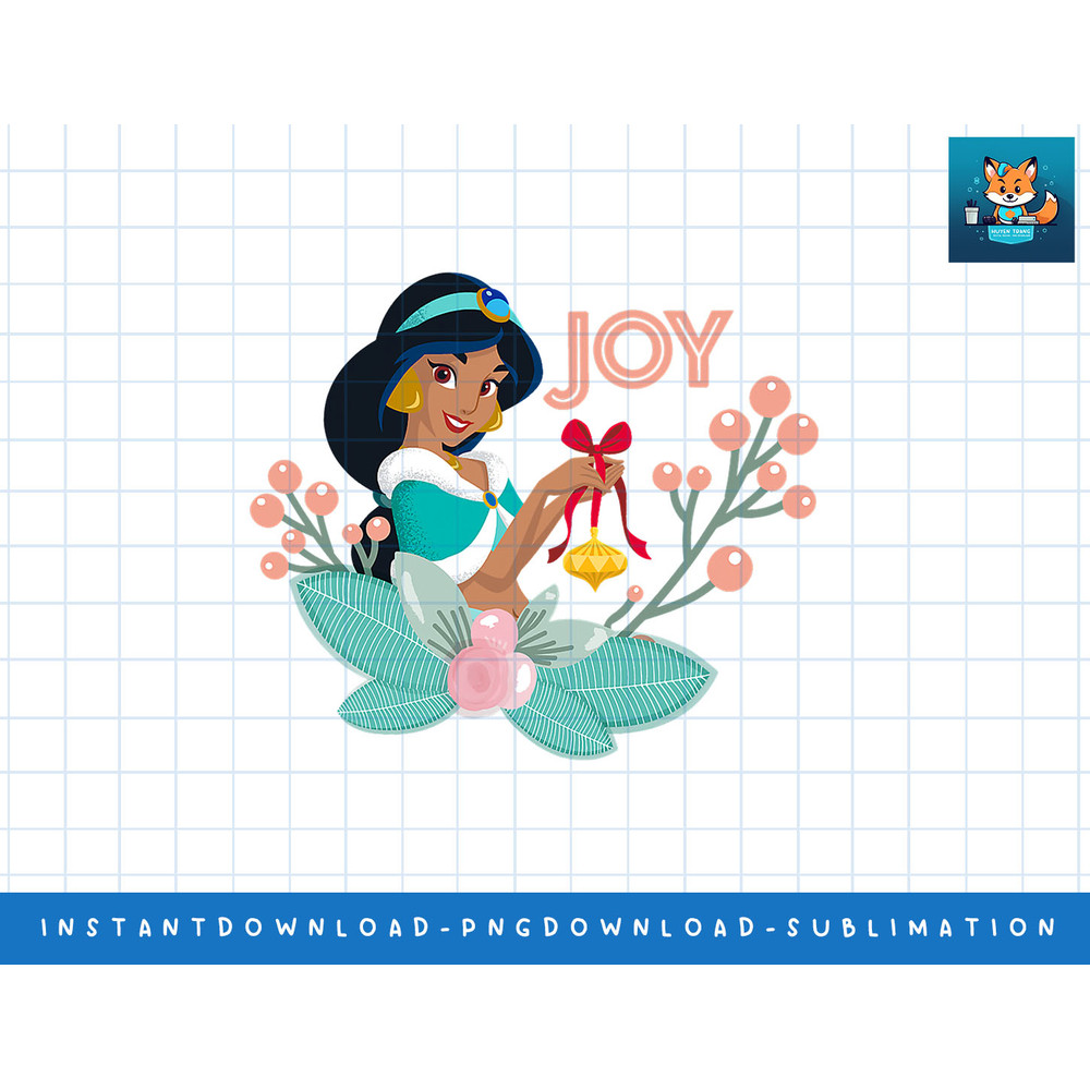 Disney Princess Jasmine Joy Holiday png, sublimate, digital print.jpg