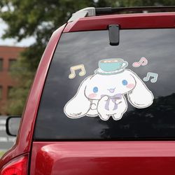 anime decal, hello kitty sticker, anime car decal, anime sticker, cinnamoroll decal, hello kitty decal for car