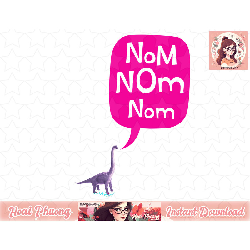 Jurassic Park Nom Nom Nom Small Dino png, instant download.jpg