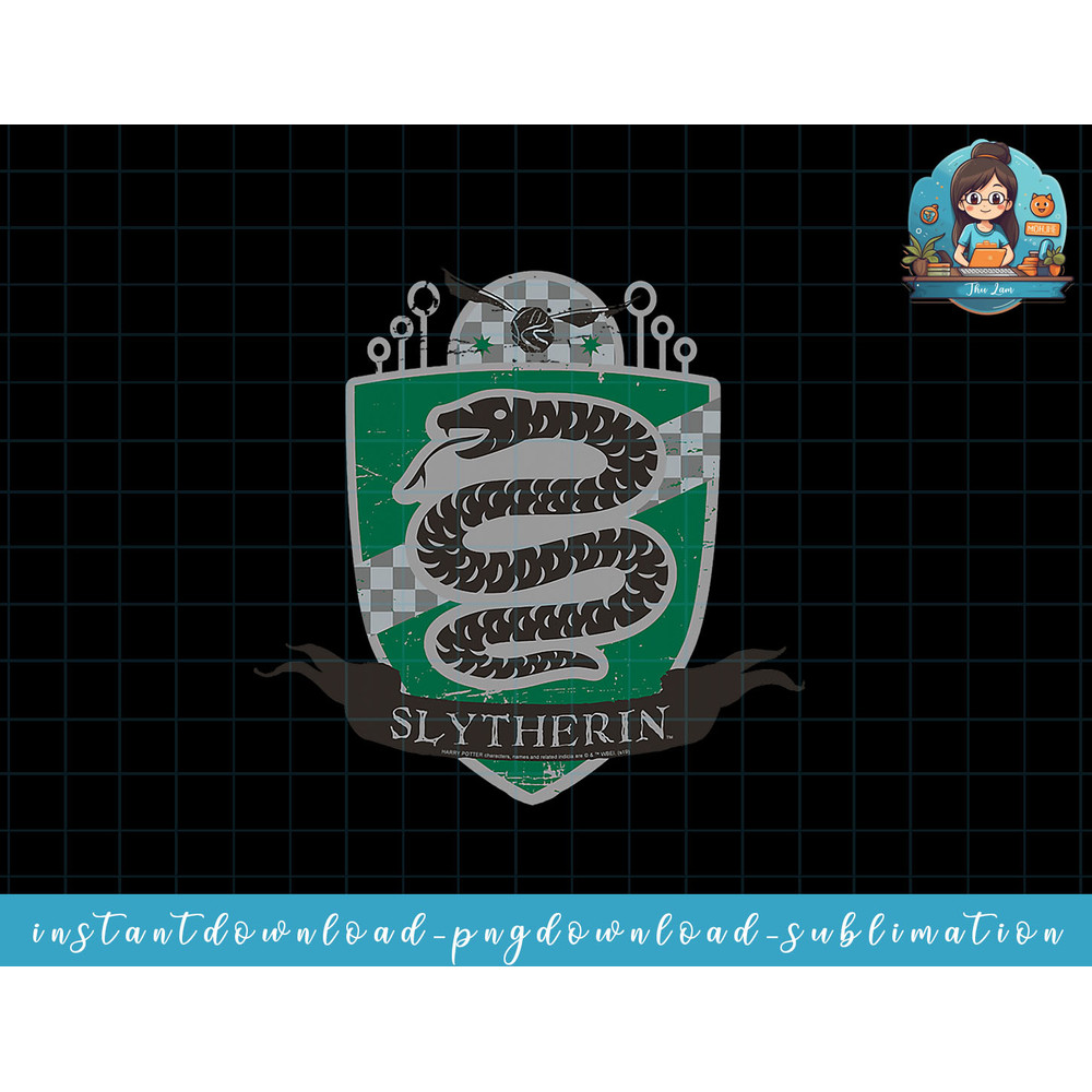 Harry Potter Slytherin Quidditch Crest png, sublimate, digital download.jpg