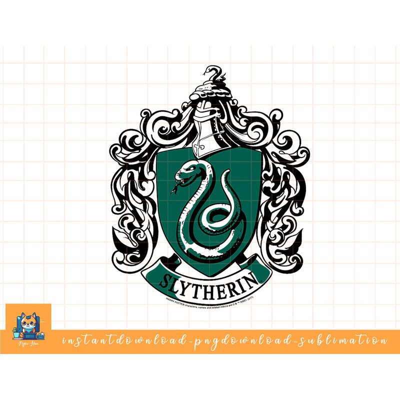 Harry Potter Slytherin Crest png, sublimate, digital download.jpg