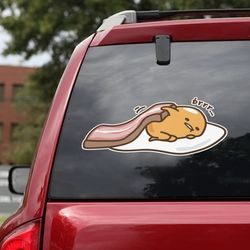 anime decal, hello kitty sticker, hello kitty decal for car, anime car decal, anime sticker, gudetama decal