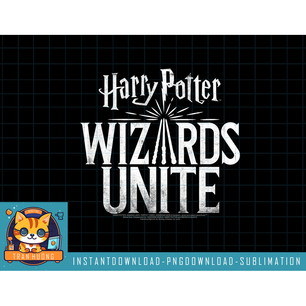 Harry Potter Wizards Unite Logo png, sublimate, digital download.jpg