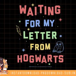 harry potter waiting for my letter from hogwarts png, sublimate, digital download