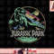 Jurassic Park Retro Darken Color Circle Logo png, instant download.jpg