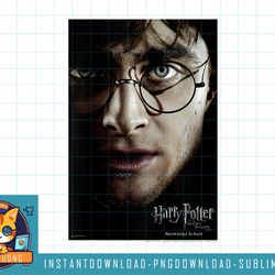 kids harry potter and the deathly hallows harry portrait png, sublimate, digital download