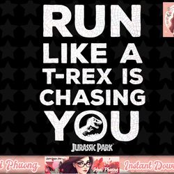 jurassic park run like a t-rex is chasing png, instant download