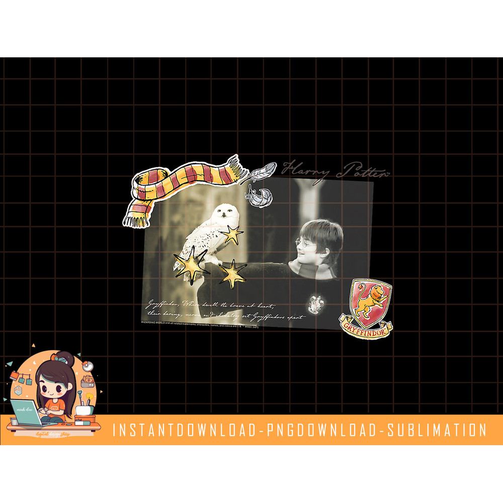 Harry Potter with Hedwig Movie Still png, sublimate, digital download.jpg