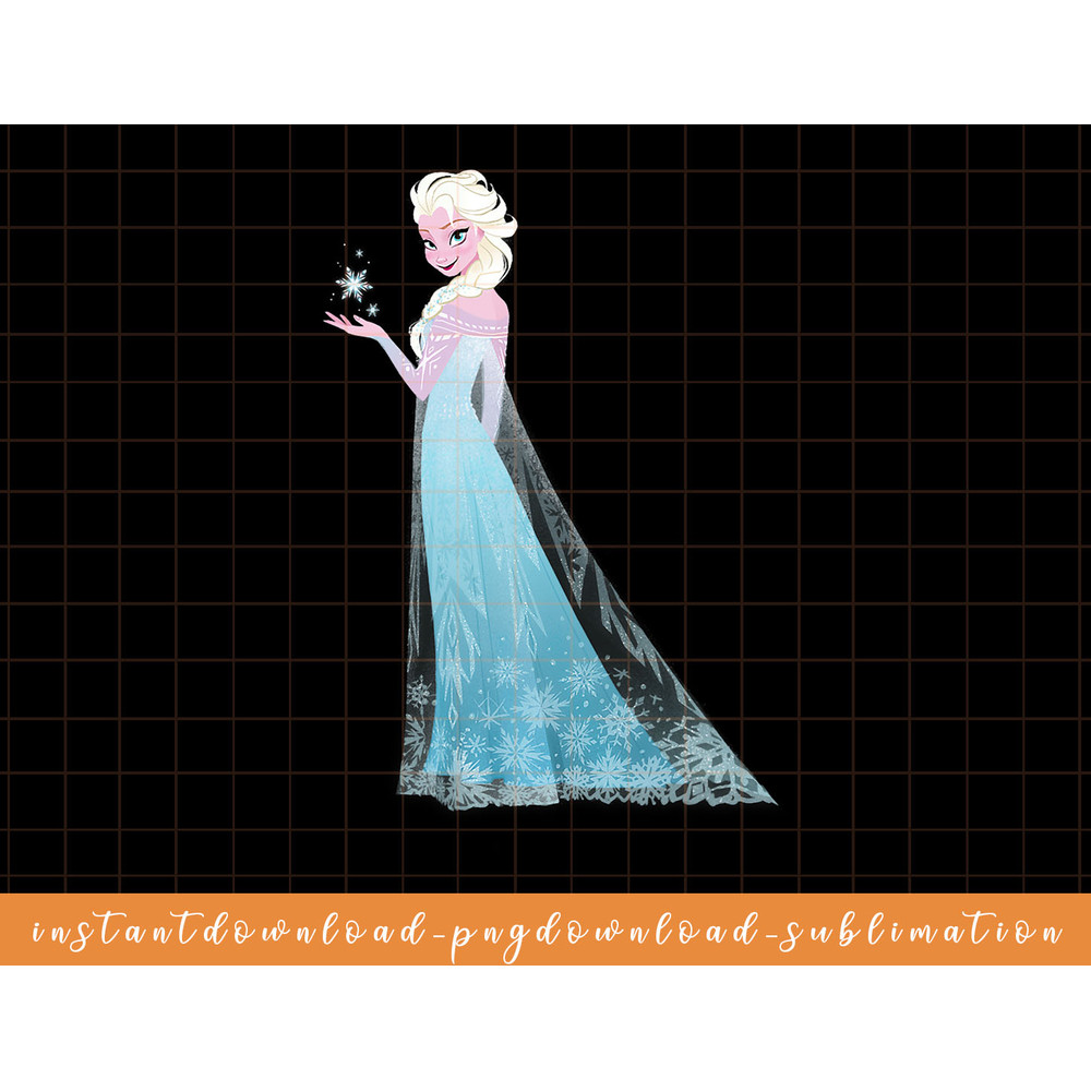 Disney Frozen Elsa Magic Snowflake T-Shirt png, sublimate, digital download.jpg