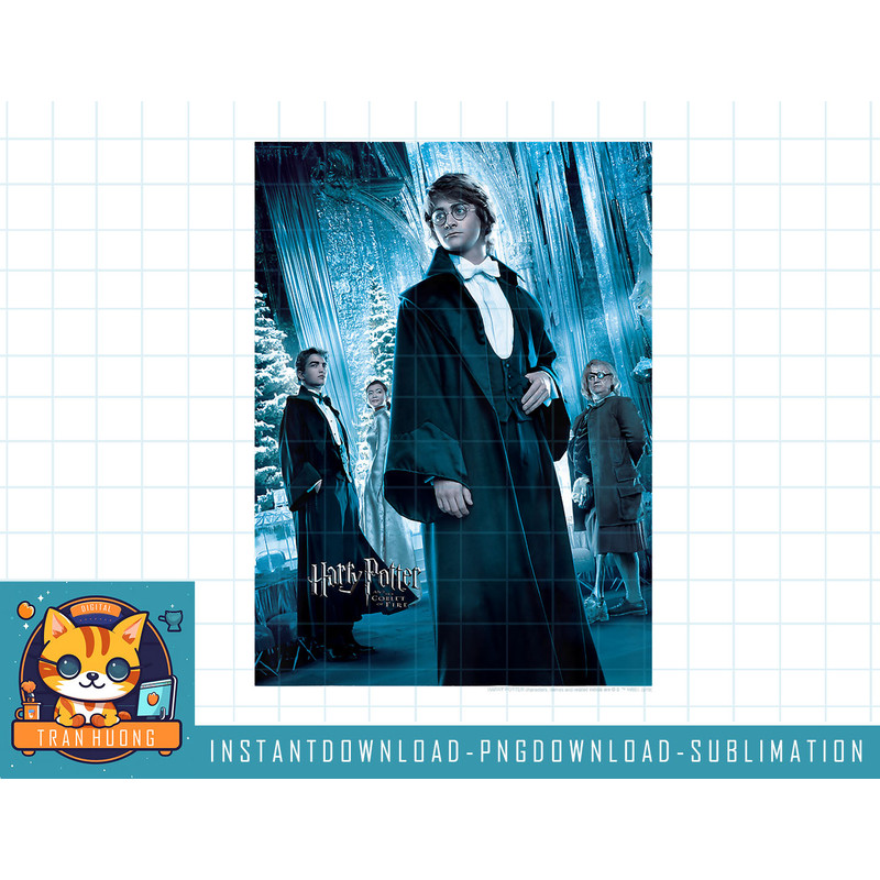 Kids Harry Potter And The Goblet Of Fire Harry Yule Ball Poster png, sublimate, digital download.jpg