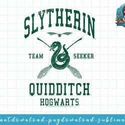 harry potter slytherin team seeker hogwarts quidditch png, sublimate, digital download