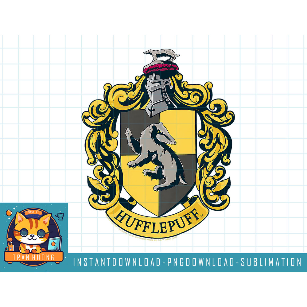 Kids Harry Potter And The Goblet Of Fire Hufflepuff Logo png, sublimate, digital download.jpg