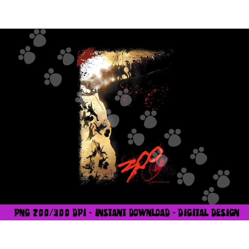 300 Movie The Cliff  png, sublimation .jpg
