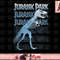 Jurassic Park T-Rex Skeleton Gradient Title png, instant download.jpg