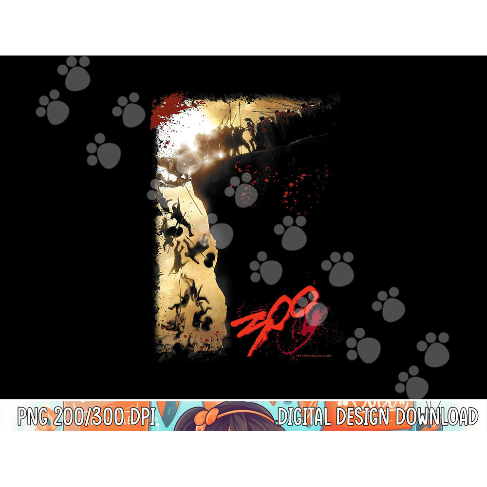 300 Movie The Cliff png, sublimation .jpg