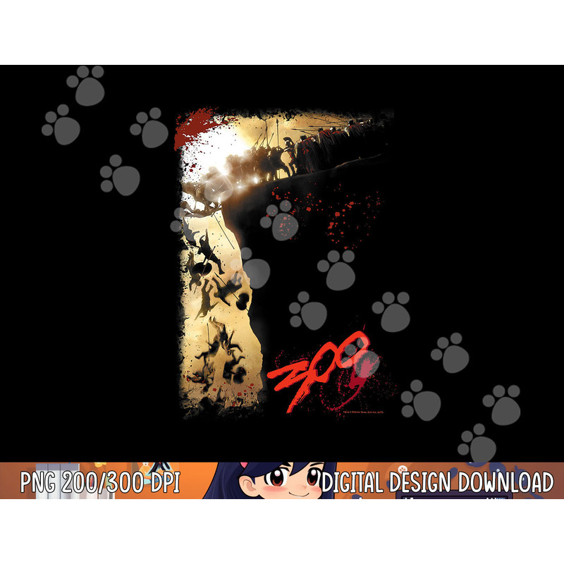 300 Movie The Cliff png, sublimation .jpg
