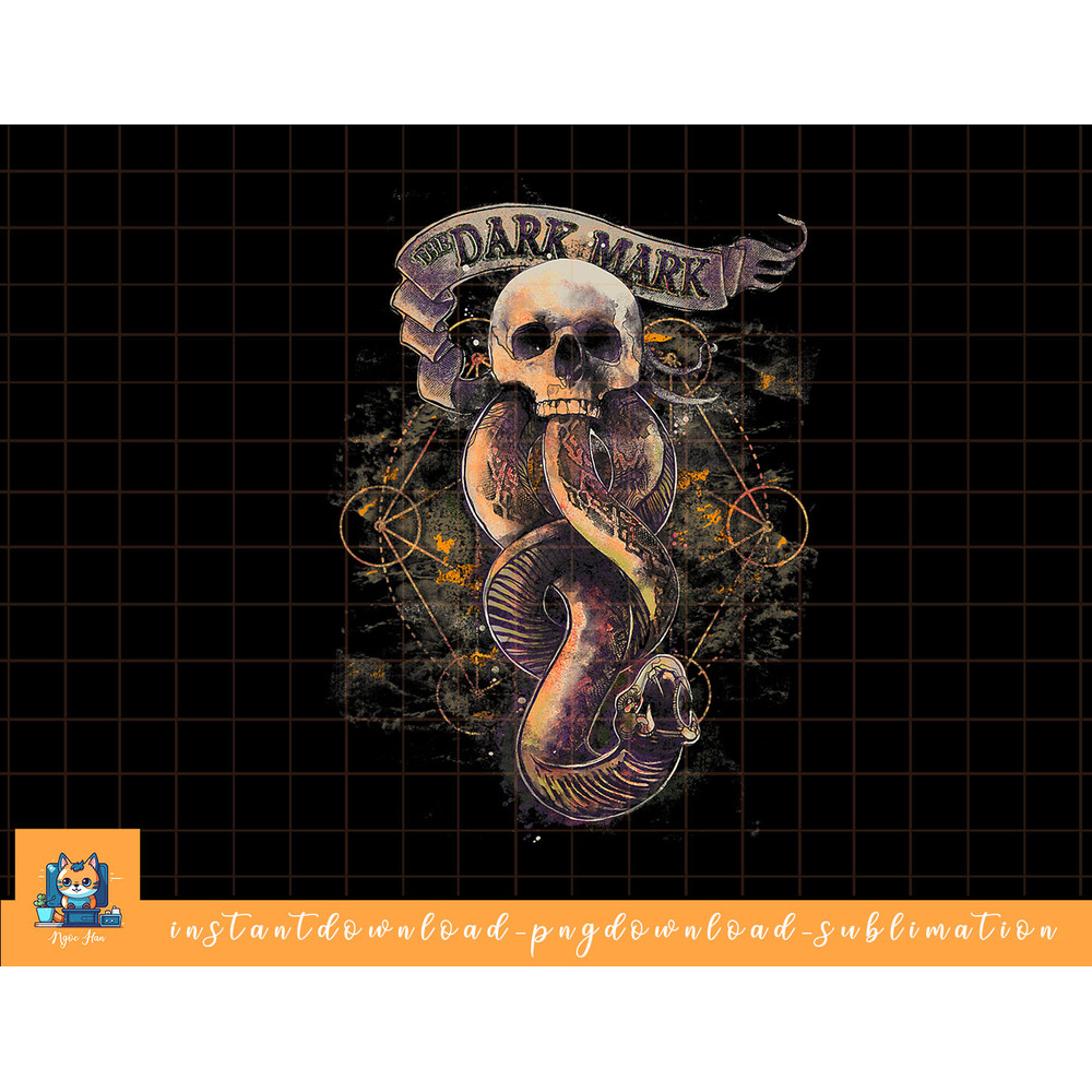 Harry Potter The Dark Mark Illustrated png, sublimate, digital download.jpg