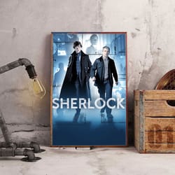 sherlock poster, sherlock wall art, movie poster, movie wall art, movie decoration, movie decoration, movie home decor