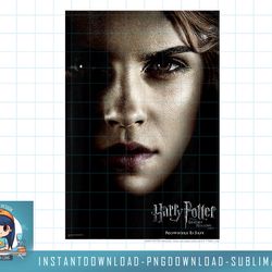 kids harry potter and the deathly hallows hermione portrait png, sublimate, digital download