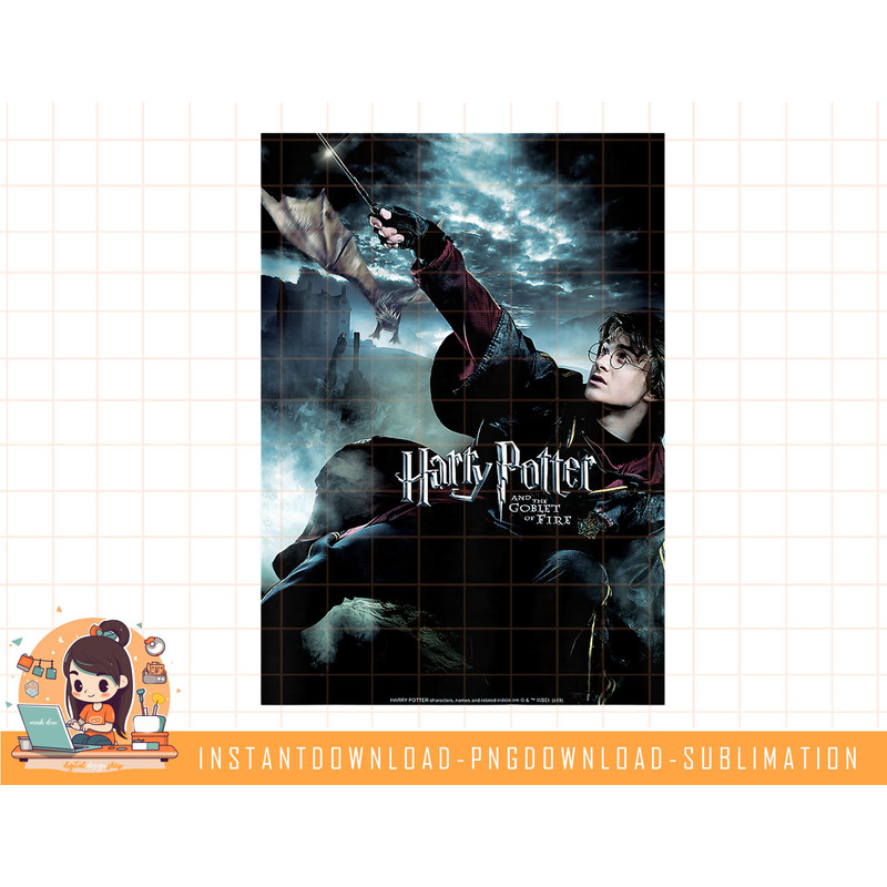 Kids Harry Potter And The Goblet Of Fire First Task Poster png, sublimate, digital download.jpg