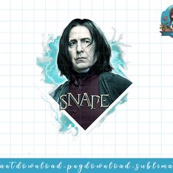 harry potter snape blue hue portrait png, sublimate, digital download