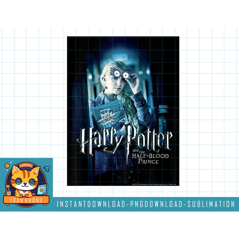 Kids Harry Potter And The Half-Blood Prince Luna Lovegood Poster png, sublimate, digital download.jpg