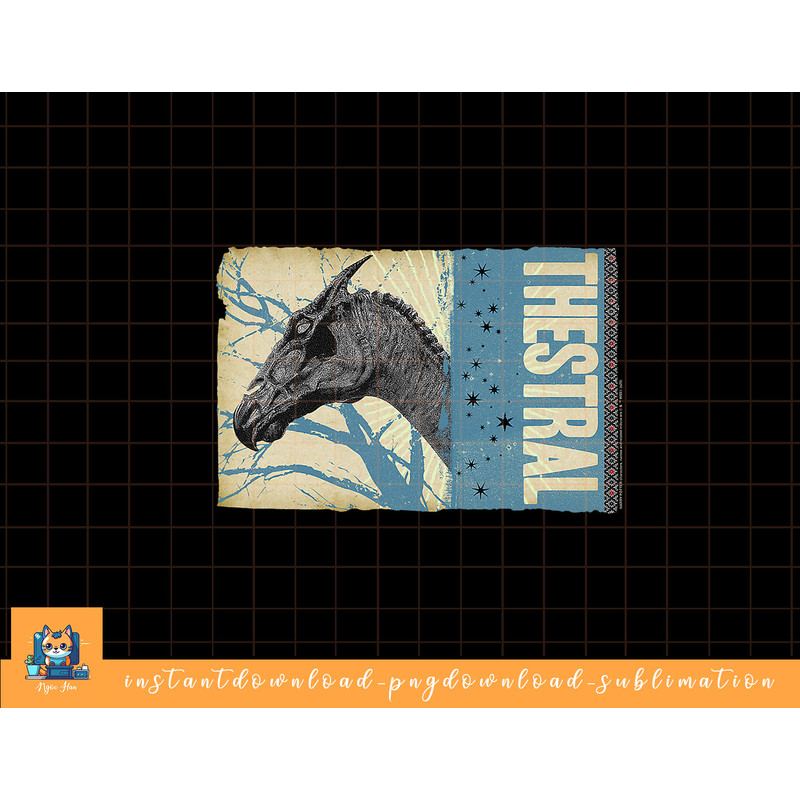 Harry Potter Thestral Artsy Collage png, sublimate, digital download.jpg