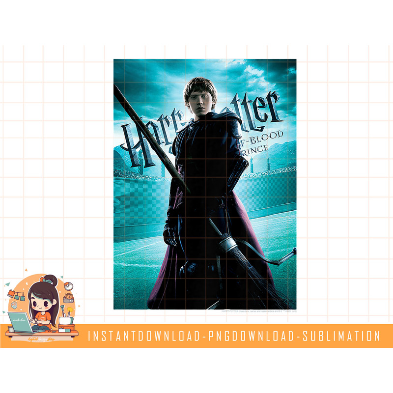 Kids Harry Potter And The Half-Blood Prince Ron Weasley Poster png, sublimate, digital download.jpg