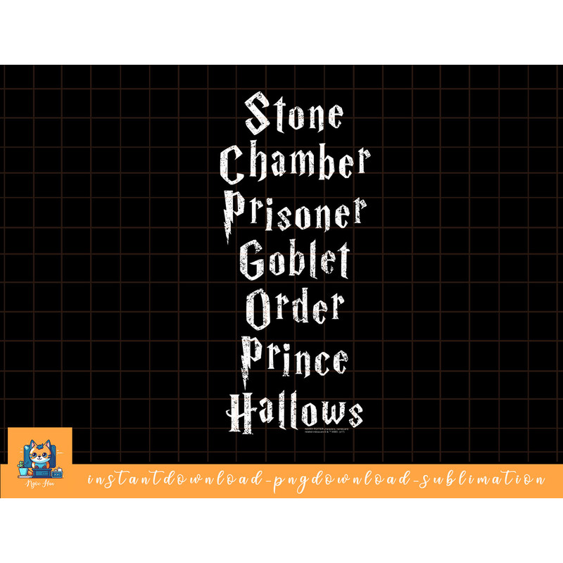 Harry Potter Titles png, sublimate, digital download.jpg