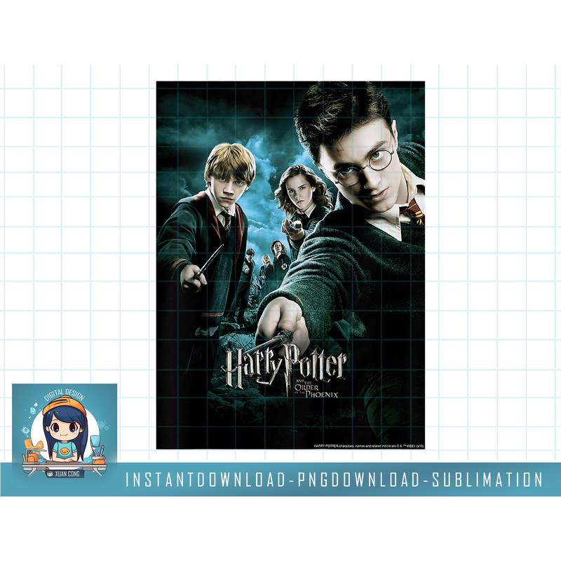 Kids Harry Potter And The Order Of The Phoenix Group Shot png, sublimate, digital download.jpg