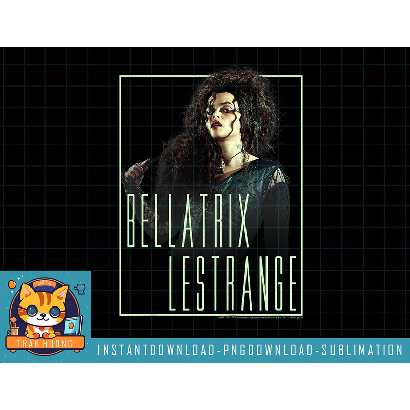 Kids Harry Potter Beatrix Lestrange Framed Photo png, sublimate, digital download.jpg