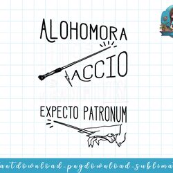 harry potter spell stack poster png, sublimate, digital download