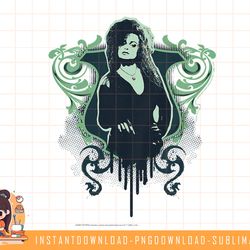 kids harry potter bellatrix lestrange paint drip portrait png, sublimate, digital download